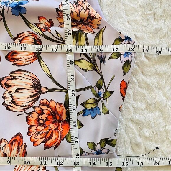 Maggy London Floral Charmeuse Midi dress NWOT size 10 - Picture 11 of 14